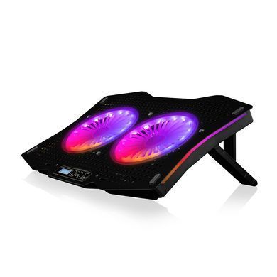 Підставка для ноутбука Modecom SILENT FAN MC-CF18 RGB (PL-MC-CF-18-RGB) [405387]