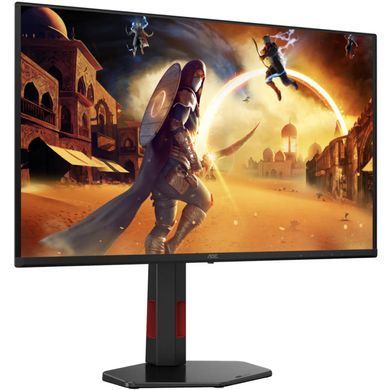 Монітор TFT 26.5" AOC, QD-OLED, 360Hz, 0,3ms, 2xHDMI, DP, USB-hub, HAS, Pivot, чорно-червоний (Q27G4SDR) [404962]