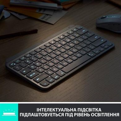 Клавіатура бездротова Logitech MX Keys Mini Wireless Illuminated UA Rose (920-010500) [605922]