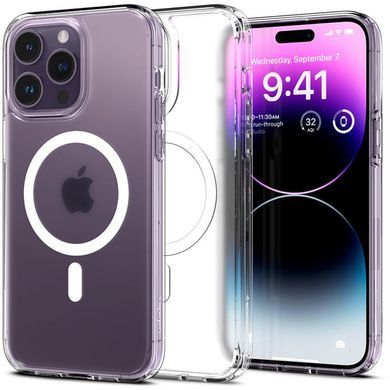 Чохол-накладка Spigen Ultra Hybrid MagFit для Apple iPhone 14 Pro Frost Clear (ACS05587) [601886]