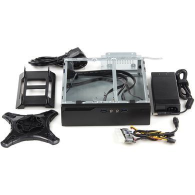 Корпус Casecom M300-2U3 90W 2xUSB3.0 mini-ITX, VESA, Black (M300-90) [405163]