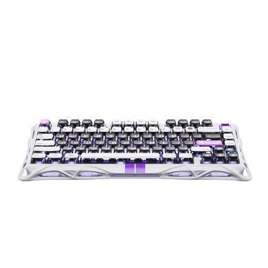 Клавіатура механічна GravaStar Mercury V75 80keys, Magnetic Jade Pro, 8K, USB-A, RGB, Mecha Gray (GS_V75_GWT) [113148]