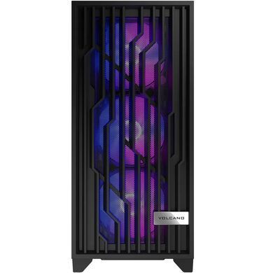Корпус Modecom VOLCANO PERUN APEX ARGB MIDI BLACK 4x140mm fans USB 3.0x2+TYPE-C без БЖ ATX (AT-PERUN-4F-ARGB-10-00000) [402946]