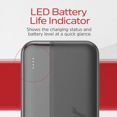 УМБ Energizer 30000mAh 15W USB-А, 2хUSB-C Black (UE30050CC) [404348]