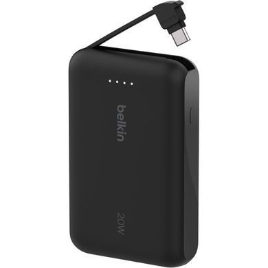 Універсальна мобільна батарея Belkin Power Bank 10000mAh 20W Black (BPB021HQBK) [619274]