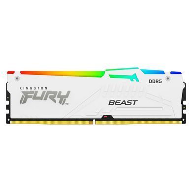 Пам'ять ПК Kingston DDR5 32GB 6000 FURY Beast RGB EXPO Білий (KF560C36BWEA-32) [103855]