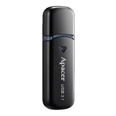 Накопичувач Apacer 64GB USB 3.2 Type-A AH355 Чорний (AP64GAH355B-1) [108988]