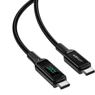 Кабель USB 2.0 Type-C M-M, 2 м, 100W, with display, C6-03 Acefast (6974316281054) [402443]