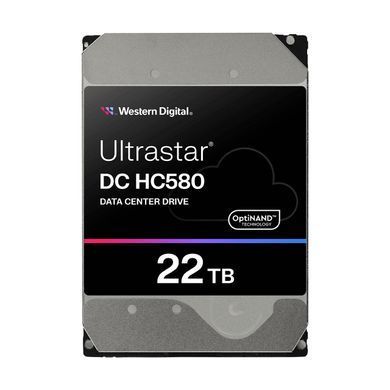 Запам&rsquo;ятовувальний пристрій на жорстких дисках (HDD) SATA 22TB 7200RPM 291MB DC HC580 WD (0F62785) [503353]