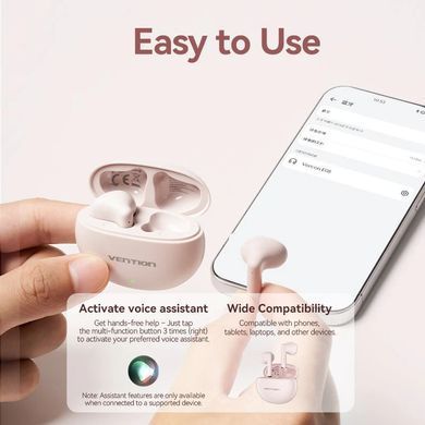 Навушники TWS Vention Elf Earbuds E06 Pink (NBKP0) [401953]