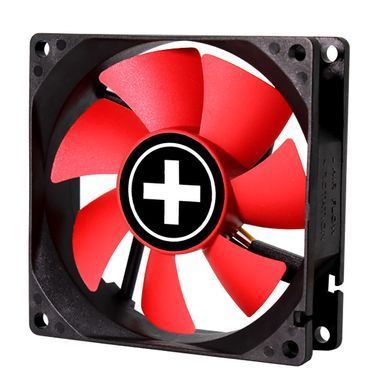 Вентилятор для корпуса 80mm Xilence XPF80.R black/red, Retail Box (XF037) [402998]
