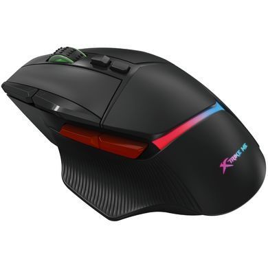 Мишка XTRIKE ME, ігрова, USB, 8000dpi., 9кн., RGB чорна (GM-415) [401319]