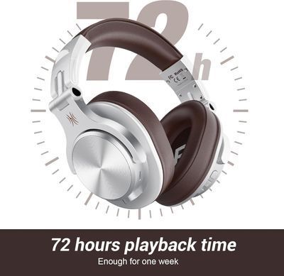 Гарнітура OneOdio Fusion A70, Bluetooth+3,5мм/6,35мм, Silver Brown (A70 Silver Brown) [404485]