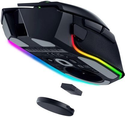 Миша Razer Basilisk V3 Pro, RGB, USB-A/WL/BT, чорний (RZ01-04620100-R3G1) [104045]