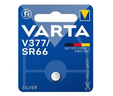 Батарейка Varta срібно-цинкова V377 (AG4, LR626, SR626SW, 177) блістер, 1 шт (00377101401) [113972]