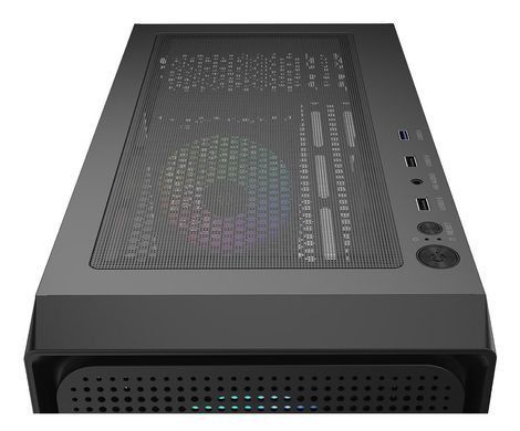 Корпус для комп'ютера MATX W/O PSU GAMMA C50 BK ARGB OCYPUS (GAMMA-C50-BKG400XX-GL) [502868]