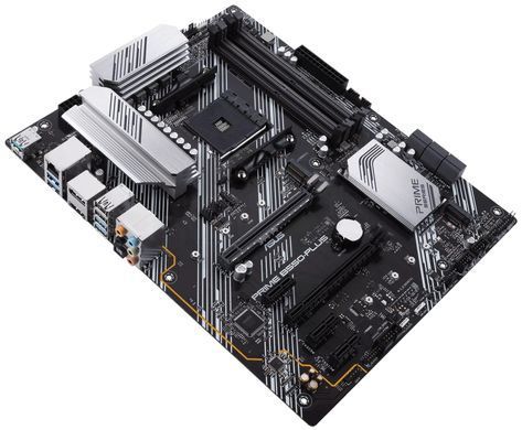 Материнcька плата ASUS PRIME B550-PLUS sAM4 B550 4xDDR4 M.2 HDMI DP ATX (90MB14U0-M0EAY0) [109085]