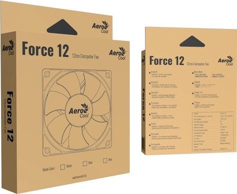 Вентилятор AeroCool Force 12 PWM Black (ACF3-FC01110.11) [608906]