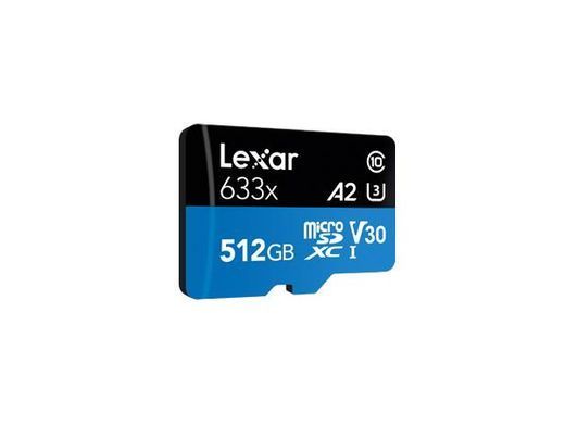 Карта пам&rsquo;яті MICRO SDXC LEXAR 512GB UHS-I W/ADAPTER (LSDMI512BB633A) [501200]