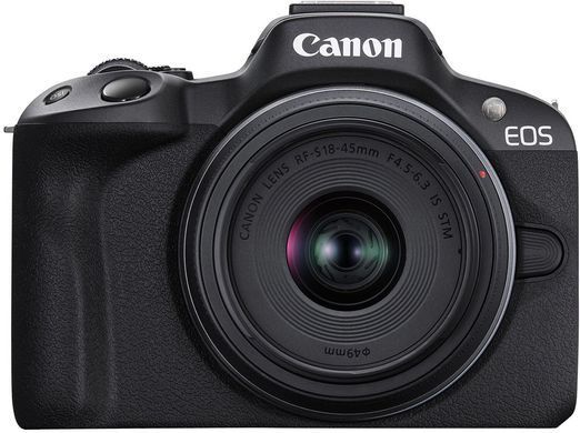 Цифр. фотокамера Canon EOS R50 + RF-S 18-45 IS STM + RF75-300 IS STM Black (5811C150) [114281]