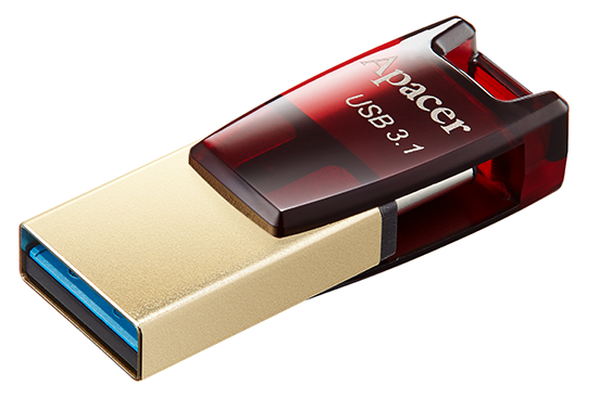 Flash Drive Apacer AH180 32GB Red (AP32GAH180R-1) [202121]