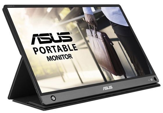 Монітор портативний Asus 15.6" ZenScreen GO MB16AHP mHDMI, USB-C, MM, IPS, 7800mAh, Cover (90LM04T0-B01170) [100816]