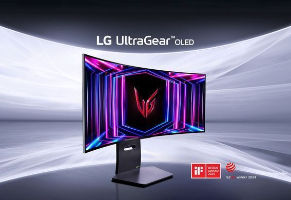 Монітор LG 34" 2xHDMI, DP, USB, Audio, OLED, 3440x1440, 240Hz, 0.03ms, DCI-P3 98.5%, G-SYNC, FreeSync, AdaptiveSync, HAS, DisplayHDR True Black 400 (34GS95QE-B) [101040]