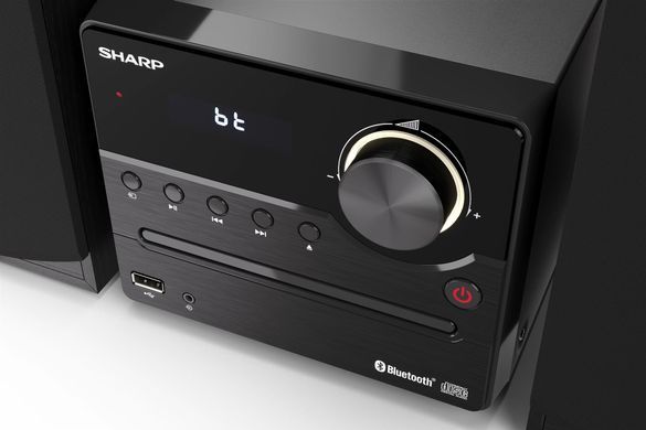 Мікросистема Sharp Micro Sound System Black (XL-B512(BK)) [617146]