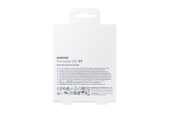 Твердотільний запам&rsquo;ятовувальний пристрій накопичувач (SSD) USB3.1 2TB EXT. T7 SAMSUNG (MU-PC2T0H/WW) [501354]