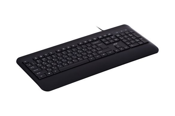 Клавіатура мембранна 2E KS109 104key, USB-A, EN/UK/RU, чорний (2E-KS109UB) [103554]