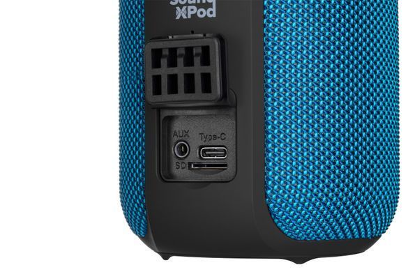 Портативна акустична система 2E SoundXPod 15Вт, BT 5.3, TWS, IPX6, Синій (2E-BSSXPWBL) [113633]