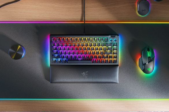 Клавіатура Razer BlackWidow V4 75% RGB 83key Mechanical Tactile Switch GEN-3, USB-A, EN, чорний (RZ03-05000100-R3M1) [103604]