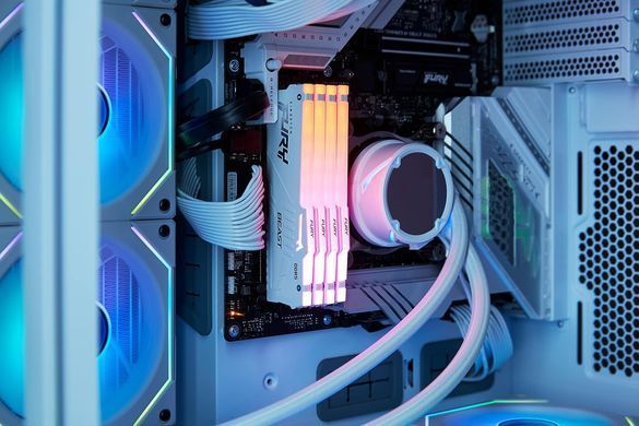 Пам'ять ПК Kingston DDR5 32GB 6000 FURY Beast RGB EXPO Білий (KF560C36BWEA-32) [103855]