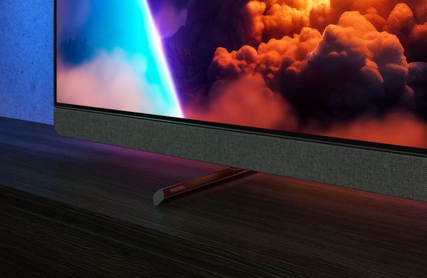 Телевізор 55" Philips OLED+ 4K 144Hz Smart Google TV Black Ambilight Bowers & Wilkins sound (55OLED910/12) [112438]