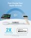 Бездротовий зарядний пристрій Anker MagGo Wireless Charging Pad 15W 3-in-1 Foldable White (B25M8H21) [201917], фото 5