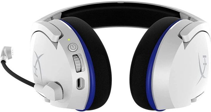 Гарнітура HyperX Cloud Stinger Core PS5/PS4, WL, біло-синій (4P5J1AA) [107316]