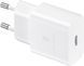 Мережевий зарядний пристрій Samsung 15W Power Adapter (w/o Cable) - White (EP-T1510NWEGEU) [202250], фото 1