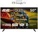 Телевізор 50" 2E QLED 4K 60Hz Smart Google TV Black (2E-50A77Q) [102206], фото 1