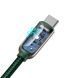 Кабель Baseus Display Fast Charging Data Cable USB to Type-C 66W 1m Green (CASX020006) [805219], фото 6