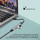 USB-хаб Promate LiteHub-4 USB Type-C Grey (litehub-4.grey) [605126], фото 2