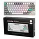 Клавіатура механічна Lemokey P1 Pro 84Key, Keychron Super Banana, WL/BT/USB-A, QMK/VIA, Hot-Swap, EN/UKR, RGB, Knob, Space Silver (P1P-X4-UA) [103655], фото 4