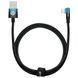 Кабель Baseus MVP 2 USB - Lightning (M/M), 2.4A, 1 м Black/Blue (CAVP000021) [604342], фото 1