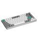 Клавіатура механічна Lemokey P1 Pro 84Key, Keychron Super Banana, WL/BT/USB-A, QMK/VIA, Hot-Swap, EN/UKR, RGB, Knob, Space Silver (P1P-X4-UA) [103655], фото 11
