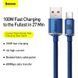 Кабель Baseus Crystal Shine Series Fast Charging Data Cable USB to Type-C 100W 2m Blue (CAJY000503) [805446], фото 11