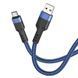 Кабель HOCO U110 Type-C charging data cable Blue (6931474770615) [805363], фото 3