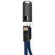 Кабель ColorWay USB - micro USB (M/M), 2.4 А, 0.22 м, Blue (CW-CBUM022-BL) [603704], фото 2