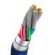 Кабель Baseus Crystal Shine Series Fast Charging Data Cable USB to Type-C 100W 2m Blue (CAJY000503) [805446], фото 6