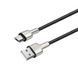 Кабель ColorWay USB - micro USB (M/M), Metal Head, 2.4 А, 1 м, Black (CW-CBUM046-BK) [603846], фото 3