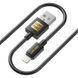 Кабель Luxe Cube USB - Lightning (M/M), 3А, 2 м, чорний (8886888698445) [603803], фото 1