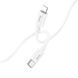 Кабель HOCO X87 Magic silicone PD charging data cable for iP White (6931474783189) [805377], фото 3